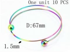 Stainless Steel Jewelry Wholesale - Stainless Steel Bangles - HY70B0575LA