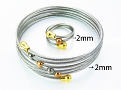 Stainless Steel Jewelry Wholesale - Stainless Steel Bangles - HY38S0122HLF