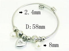Stainless Steel Jewelry Wholesale - Stainless Steel Bangles - HY38B0951HIT
