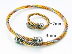 Stainless Steel Jewelry Wholesale - Stainless Steel Bangles - HY38S0153HLR