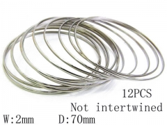 Stainless Steel Jewelry Wholesale - Stainless Steel Bangles - HY58B0124H35