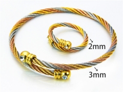 Stainless Steel Jewelry Wholesale - Stainless Steel Bangles - HY38S0166HLR