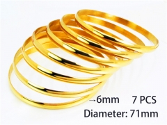 Stainless Steel Jewelry Wholesale - Stainless Steel Bangles - HY58B0311HHA