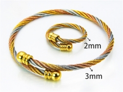 Stainless Steel Jewelry Wholesale - Stainless Steel Bangles - HY38S0154HLB