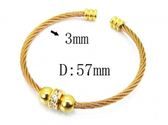 Stainless Steel Jewelry Wholesale - Stainless Steel Bangles - HY38B0541HMW