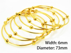 Stainless Steel Jewelry Wholesale - Stainless Steel Bangles - HY58B0117HLS