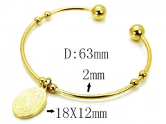 Stainless Steel Jewelry Wholesale - Stainless Steel Bangles - HY58B0209MB