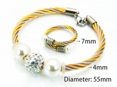 Stainless Steel Jewelry Wholesale - Stainless Steel Bangles - HY38S0208HOW