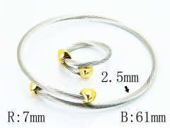 Stainless Steel Jewelry Wholesale - Stainless Steel Bangles - HY58B0441OC