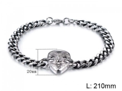 Stainless Steel Jewelry Wholesale - Stainless Steel Bracelets - HY002B017