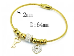 Stainless Steel Jewelry Wholesale - Stainless Steel Bangles - HY24B0059HNO