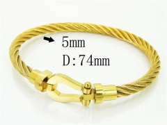 Stainless Steel Jewelry Wholesale - Stainless Steel Bangles - HY64B1625HOR