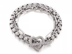 Stainless Steel Jewelry Wholesale - Stainless Steel Bracelets - HY0151B0800