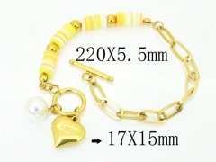 Stainless Steel Jewelry Wholesale - Stainless Steel Bracelets - HY21B0481HMC