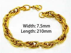 Stainless Steel Jewelry Wholesale - Stainless Steel Bracelets - HY40B0131LA