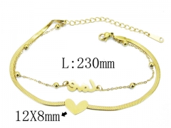 Stainless Steel Jewelry Wholesale - Stainless Steel Bracelets - HY24B0008HDD