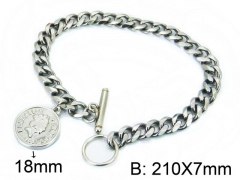 Stainless Steel Jewelry Wholesale - Stainless Steel Bracelets - HY06B1018NB