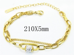 Stainless Steel Jewelry Wholesale - Stainless Steel Bracelets - HY19B0606HRR
