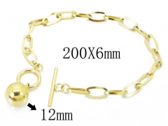 Stainless Steel Jewelry Wholesale - Stainless Steel Bracelets - HY25B0201HLL
