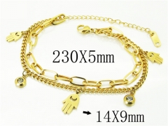 Stainless Steel Jewelry Wholesale - Stainless Steel Bracelets - HY24B0128NLB