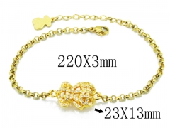 Stainless Steel Jewelry Wholesale - Stainless Steel Bracelets - HY90B0403HOW