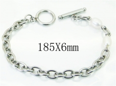 Stainless Steel Jewelry Wholesale - Stainless Steel Bracelets - HY06B0101MW
