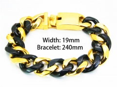 Stainless Steel Jewelry Wholesale - Stainless Steel Bracelets - HY28B0007MXC