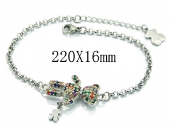 Stainless Steel Jewelry Wholesale - Stainless Steel Bracelets - HY90B0412HOR