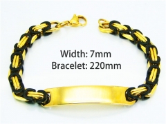 Stainless Steel Jewelry Wholesale - Stainless Steel Bracelets - HY55B0625NT