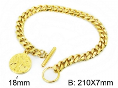 Stainless Steel Jewelry Wholesale - Stainless Steel Bracelets - HY06B1013PY