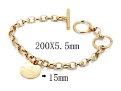 Stainless Steel Jewelry Wholesale - Stainless Steel Bracelets - HY22B0618HJZ