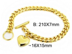 Stainless Steel Jewelry Wholesale - Stainless Steel Bracelets - HY06B1021PW