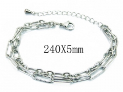 Stainless Steel Jewelry Wholesale - Stainless Steel Bracelets - HY40B1090MB