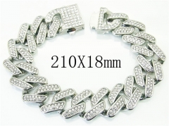 Stainless Steel Jewelry Wholesale - Stainless Steel Bracelets - HY13B0011LJC