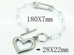 Stainless Steel Jewelry Wholesale - Stainless Steel Bracelets - HY21B0430HLW