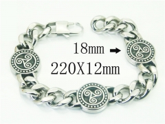 Stainless Steel Jewelry Wholesale - Stainless Steel Bracelets - HY22B0518JUU