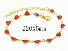 Stainless Steel Jewelry Wholesale - Stainless Steel Bracelets - HY62BN0715BJL