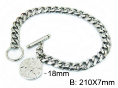 Stainless Steel Jewelry Wholesale - Stainless Steel Bracelets - HY06B1012NW
