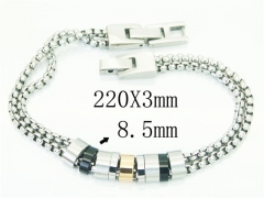 Stainless Steel Jewelry Wholesale - Stainless Steel Bracelets - HY41B1010HMD