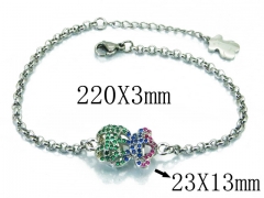 Stainless Steel Jewelry Wholesale - Stainless Steel Bracelets - HY90B0405HNX