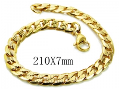 Stainless Steel Jewelry Wholesale - Stainless Steel Bracelets - HY70B0106L0