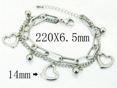 Stainless Steel Jewelry Wholesale - Stainless Steel Bracelets - HY59B0947HHQ