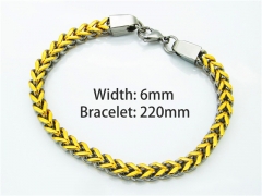 Stainless Steel Jewelry Wholesale - Stainless Steel Bracelets - HY40B0010H10