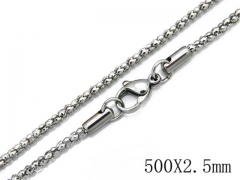 Stainless Steel Jewelry Wholesale - Stainless Steel Chains - HY40N0260J0