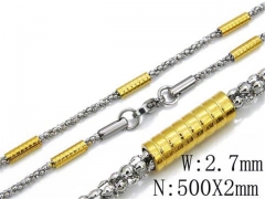 Stainless Steel Jewelry Wholesale - Stainless Steel Chains - HY40N0491M3