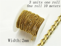 Stainless Steel Jewelry Wholesale - Stainless Steel Chains - HY70AE2377KGF