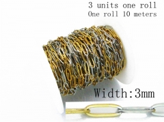 Stainless Steel Jewelry Wholesale - Stainless Steel Chains - HY70A1745MWW