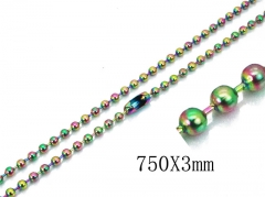 Stainless Steel Jewelry Wholesale - Stainless Steel Chains - HY70N0500JG