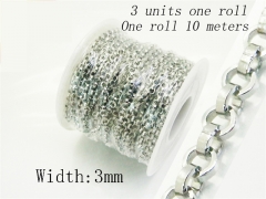 Stainless Steel Jewelry Wholesale - Stainless Steel Chains - HY70A3036JLR