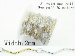 Stainless Steel Jewelry Wholesale - Stainless Steel Chains - HY70A2666NLD